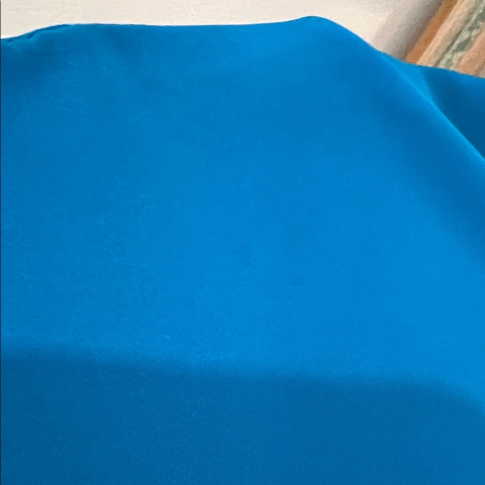 Amanda Uprichard Teal-Blue Strapless Ruffle Mini Dress - Picture 5 of 10
